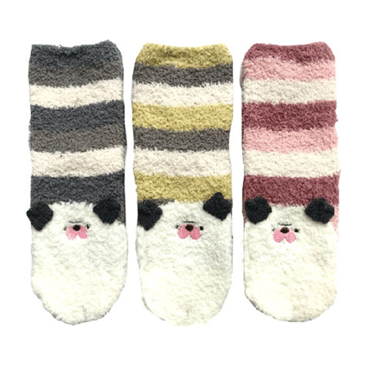 【OUTLET】キッズモールソックス パグボーダー 355096