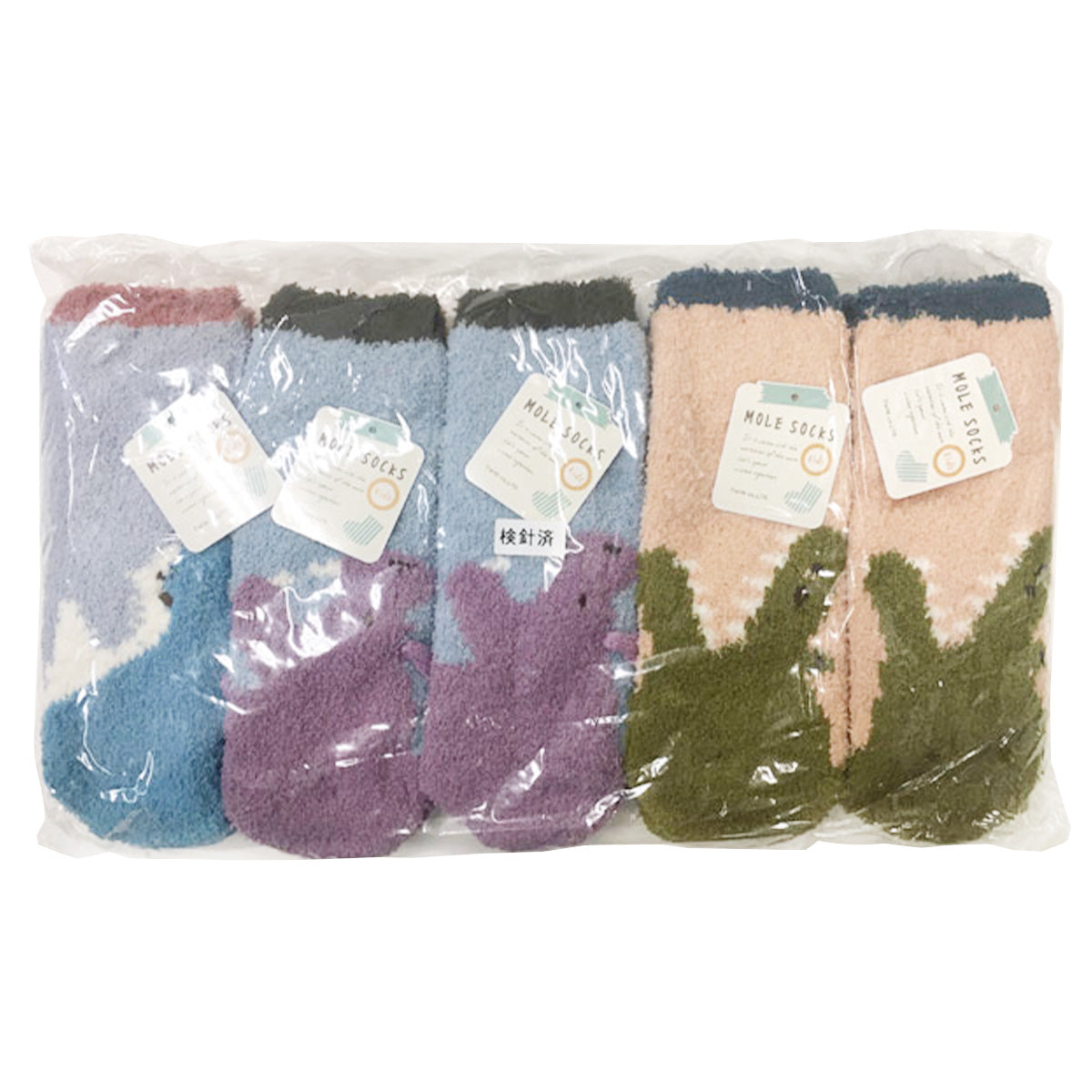 【OUTLET】キッズモールソックス アニマル 355098