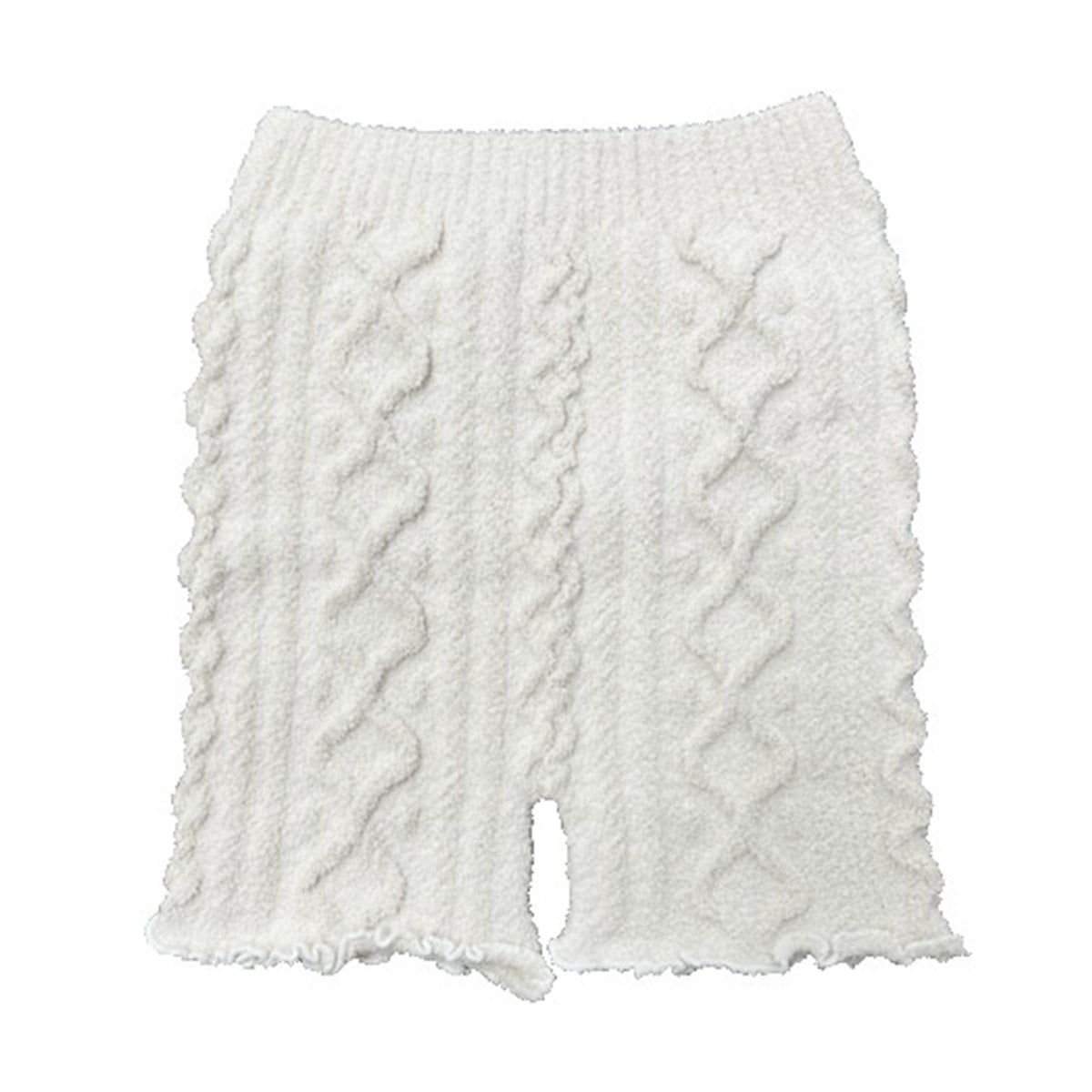 【OUTLET】ルームウェア モコモコレギンス レディース ソフトモールパンツ/MLP024 アイボリー M〜L 355103