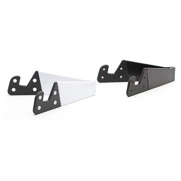 スマホスタンド 折りたたみ コンパクト 携帯スタンド モバイルスタンド 11.3x3.2cm (ブラック・ホワイト) 355186