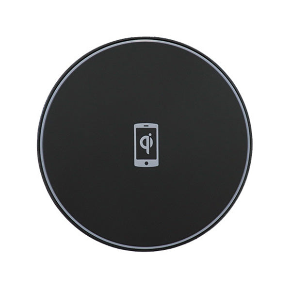 充電器 ワイヤレス充電器 Qi認証 10W ワイヤレス充電器 ブラック チャージャー スマホ充電器【Q-4】 355287