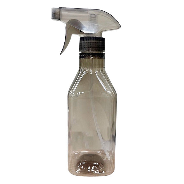 詰め替えボトル 詰替容器 スプレーボトル 1dpスプレーボトル 400ml 角型 アンバー 355346