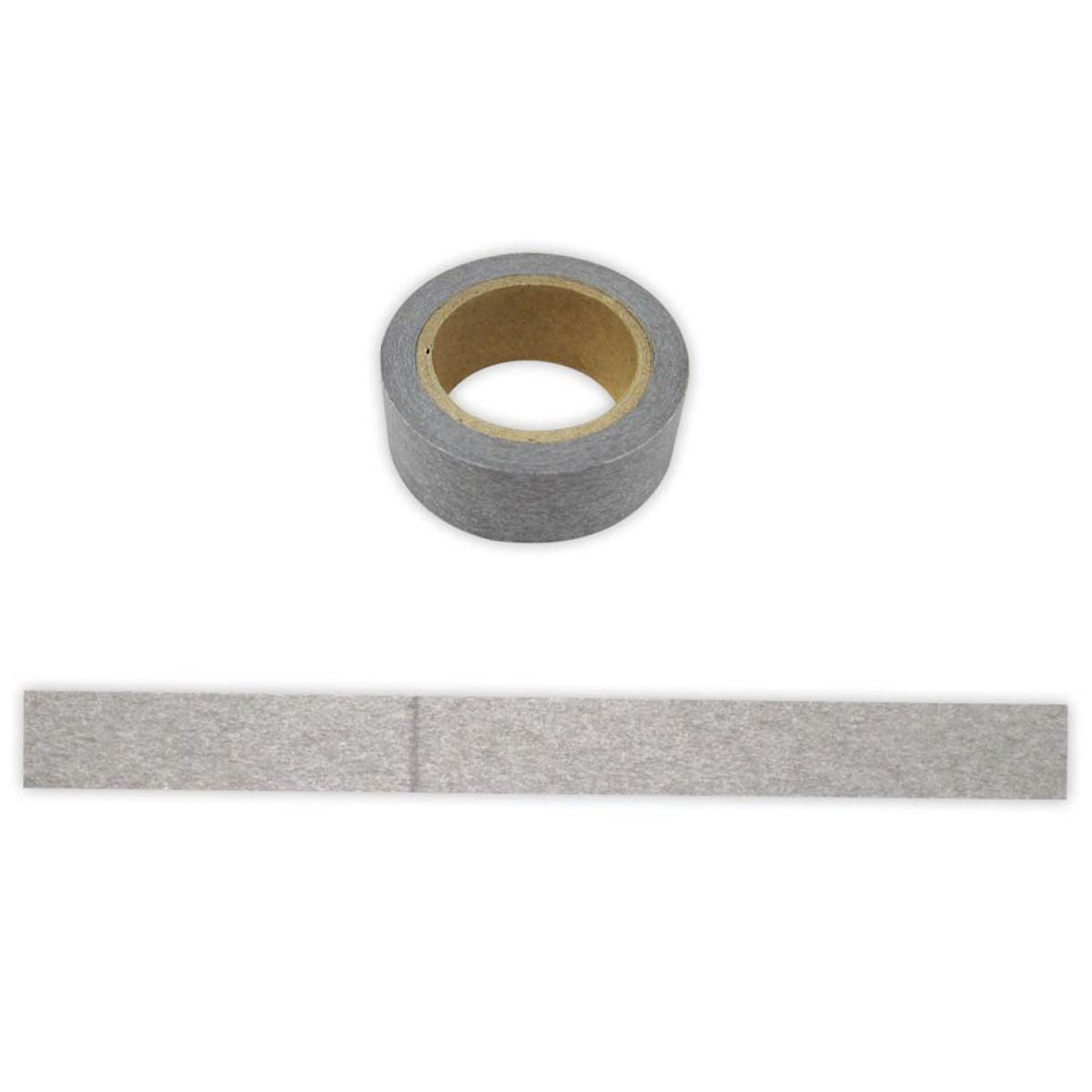 マスキングテープ 抗菌剤配合 15mm×7m グレー 355383