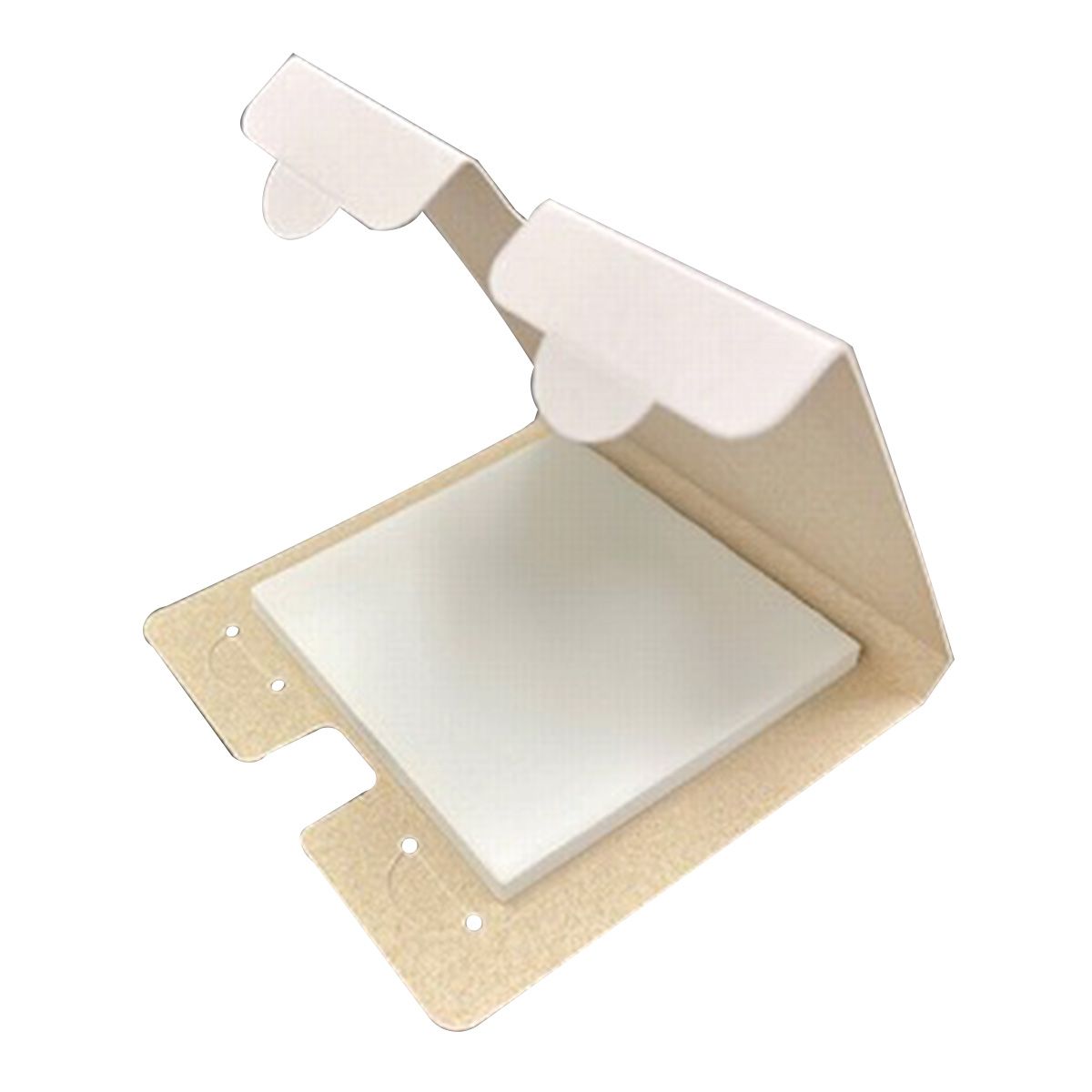 【OUTLET】キーホルダー発送用クッション付き台紙 キーホルダー梱包 355410