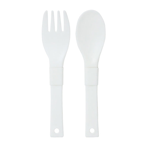 カトラリーセット カトラリーケース コンパクト 折りたたみ くまとねこ 縦8.5×横8.6×高さ2.3cm 355526