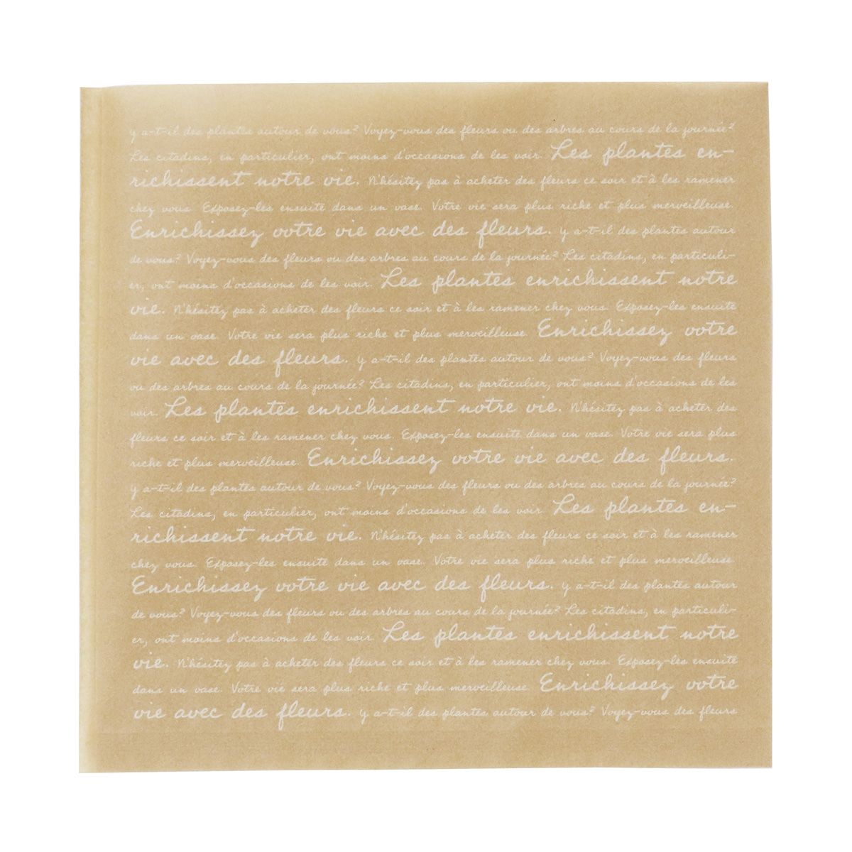 【在庫限り】バーガー袋 手描きフレンチ柄 8枚 355554