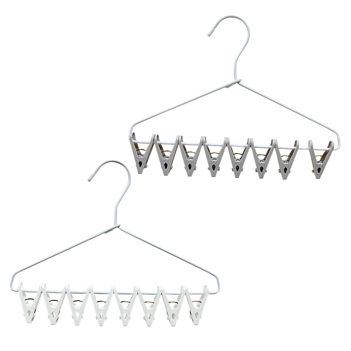 洗濯物が一度に外せるピンチハンガー 8ピンチ付 355609