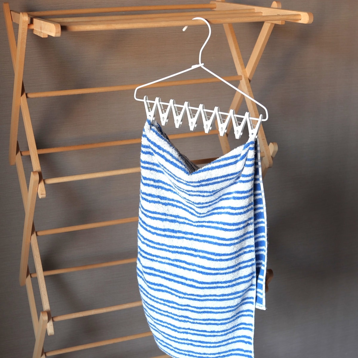 洗濯物が一度に外せるピンチハンガー 8ピンチ付 355609