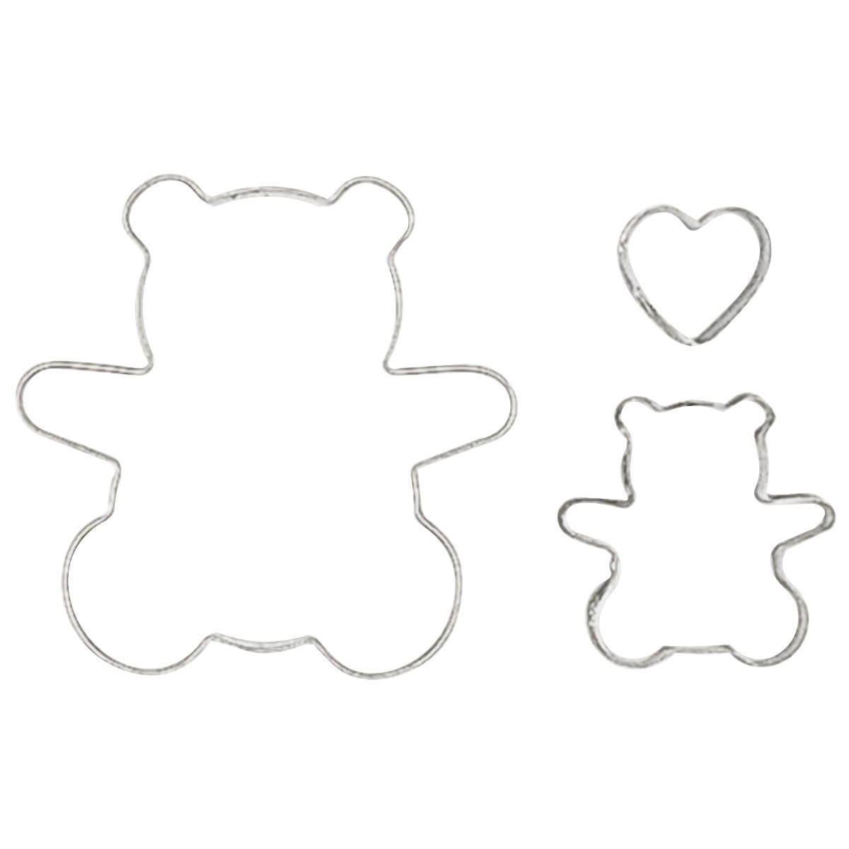 クッキー抜き型セット 抱っこクマ 355633