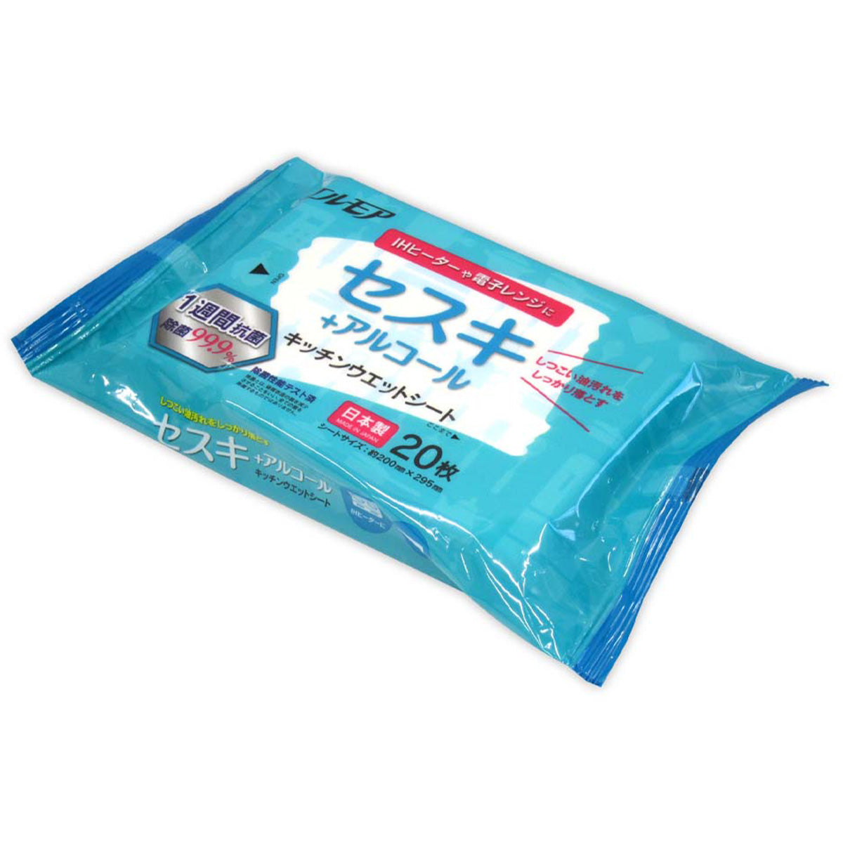 エルモア セスキ キッチンウェットシート 20枚 355691