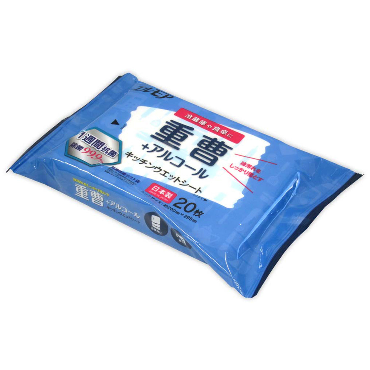 エルモア 重曹 キッチンウェットシート 20枚 355692