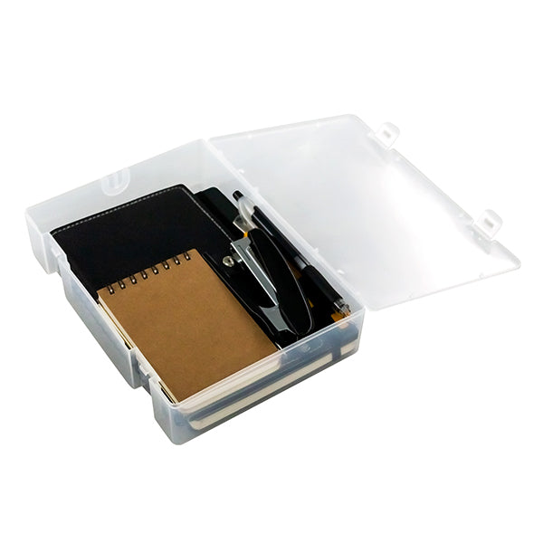 立てて置ける収納ケース クリアケース 仕切りなし 212×150×49mm 355825