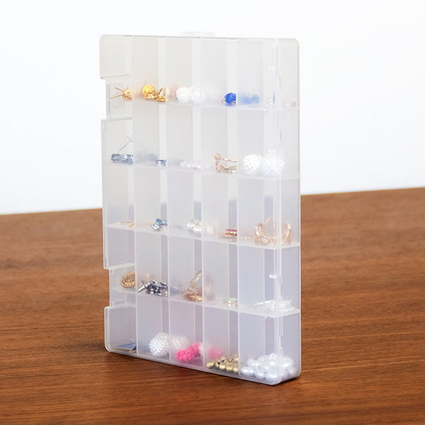 立てて置ける収納ケース クリアケース 仕切り25 212×150×27mm 355826