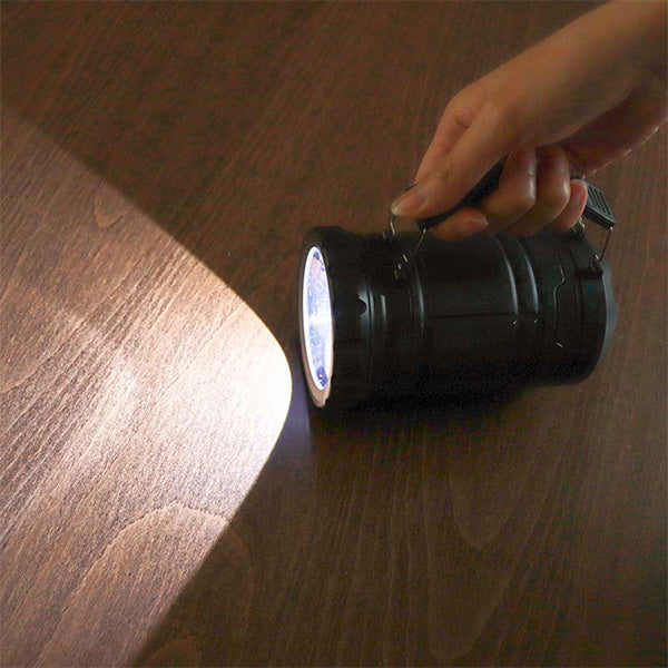 懐中電灯 ハンディライト ランタン 収納式LEDランタンライトLD-2 アウトドア キャンプ 防災 災害用 355874