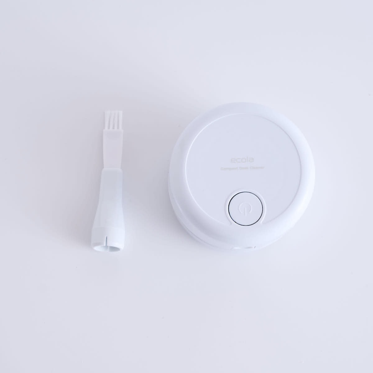 卓上クリーナー 卓上掃除機 コンパクトデスククリーナー ミニクリーナー コードレス ホワイト 355875