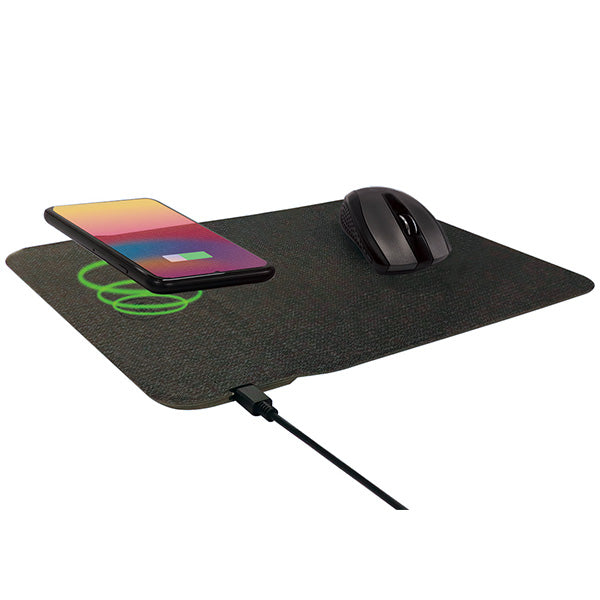 ワイヤレス充電器 スマホ用 マウスパッド付 Qi充電器 チー充電器 無線チャージャー 355898