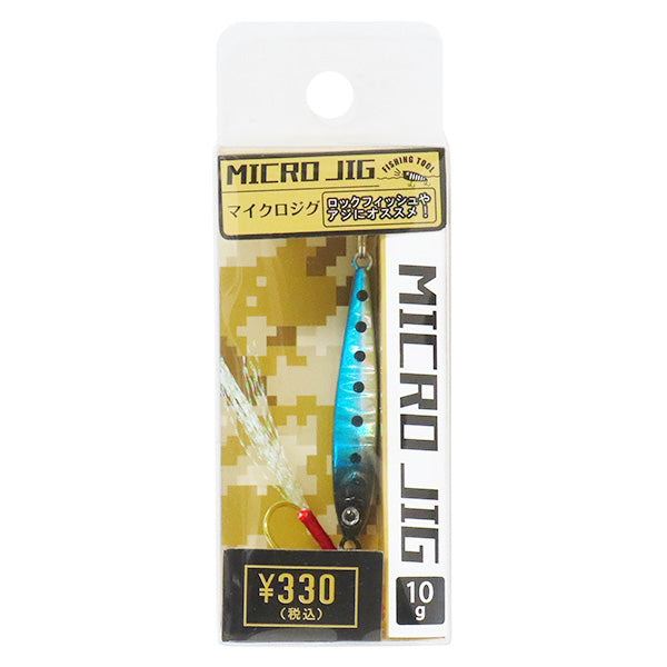 金属ルアー 釣具 つり具 マイクロジグ 10g 1個入り 355917