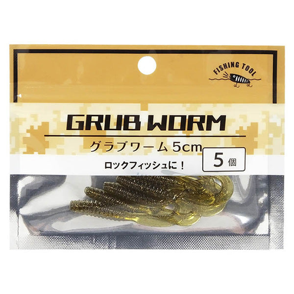 釣具 トラップ ミニグラブワーム5cm 5個 355922