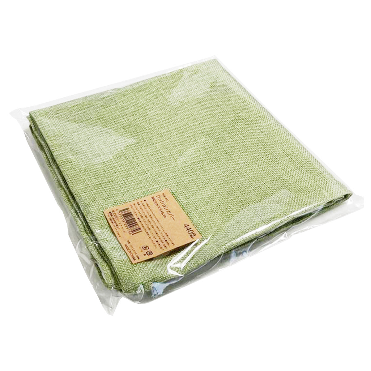 【在庫限り】クッションカバー クッションケース 009 ライトグリーン 45x45cm 355969