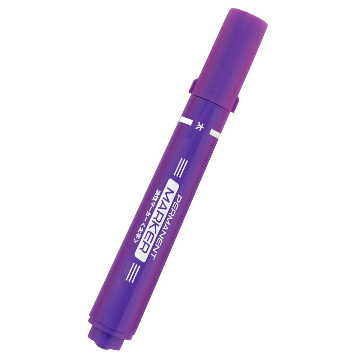 油性ペン カラーペン 油性カラーマーカー太2P イエロー パープル 356111