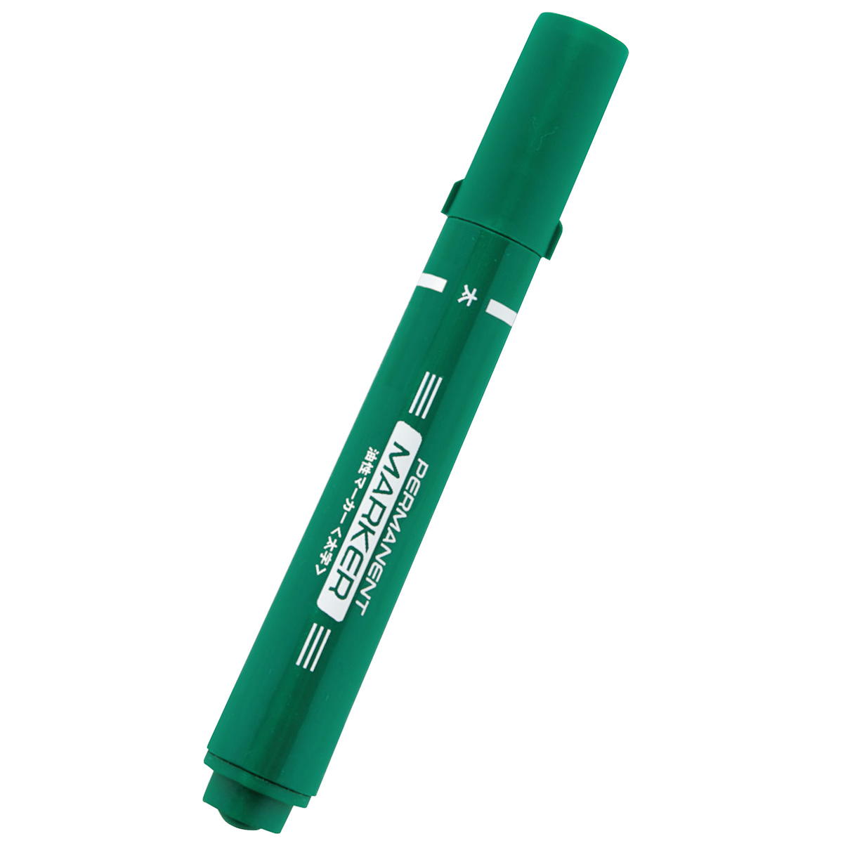 油性ペン カラーペン 油性カラーマーカー太2P グリーン ブラウン 356113