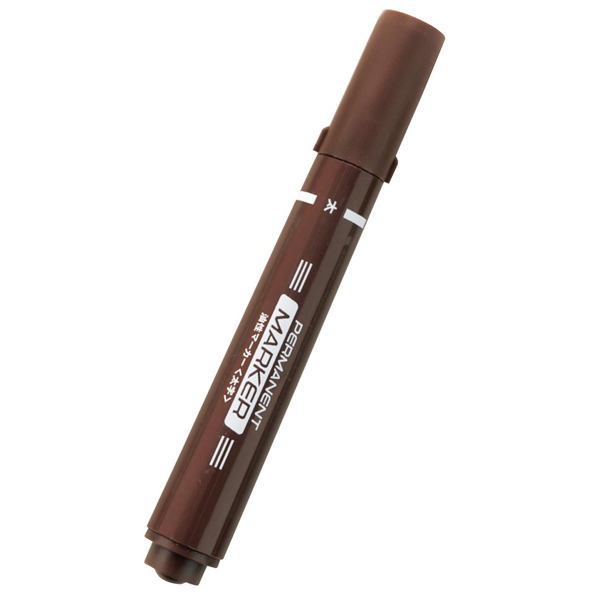 油性ペン カラーペン 油性カラーマーカー太2P グリーン ブラウン 356113