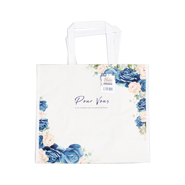 収納バッグ 買い物バッグ PPバッグ フラワー M 356209