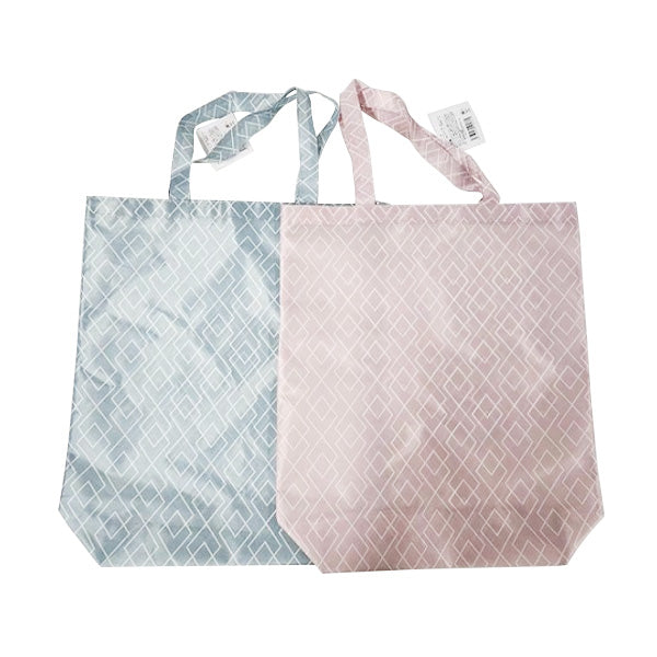 エコバッグ コンパクト マチ付き ダイヤ柄 LL サイズタテ H45×W40×D12cm 買い物バッグ ショッピングバッグ 356223