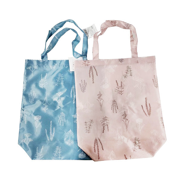 エコバッグ コンパクト マチ付き ボタニカル柄 L サイズタテ H40×W35×D12cm 買い物バッグ ショッピングバッグ 356224