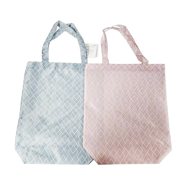 エコバッグ コンパクト マチ付き ダイヤ柄 L サイズタテ H40×W35×D12cm 買い物バッグ ショッピングバッグ 356226