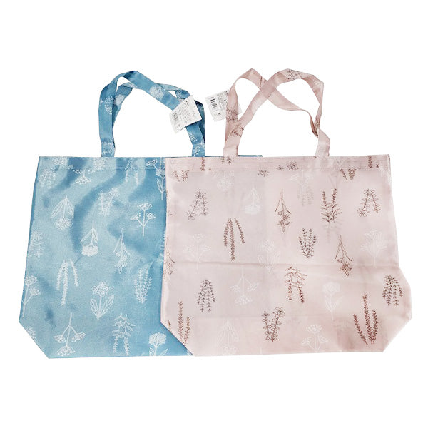 エコバッグ コンパクト マチ付き ボタニカル柄 L サイズヨコ H35×W42×D11cm 買い物バッグ ショッピングバッグ 356228