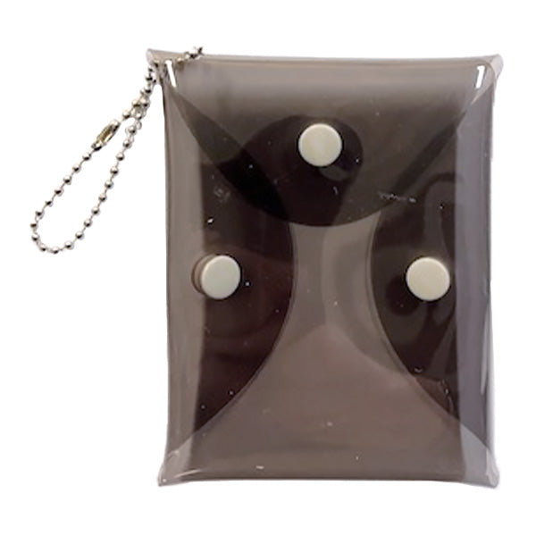 【在庫限り】コインケースクリアブラック 356264