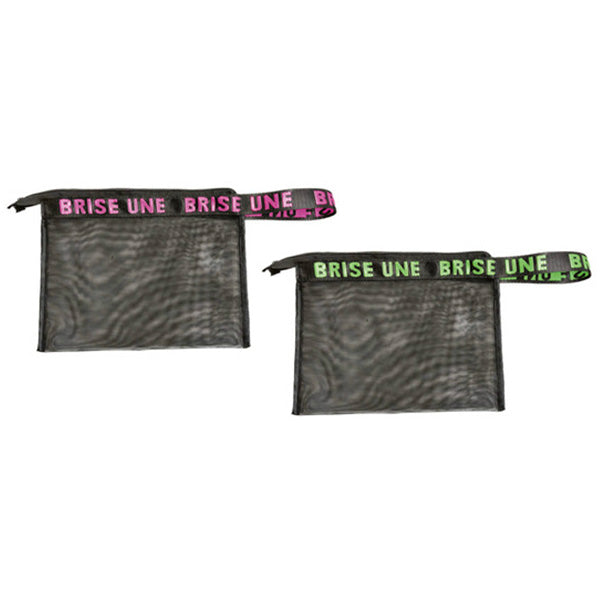 ポーチ ミニポーチ 化粧ポーチ コスメポーチ トラベルポーチ ロゴテープメッシュポーチフラット・ネオン 18×24cm 356285