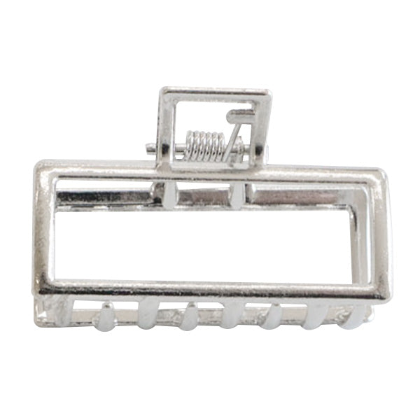 【OUTLET】バンスクリップ シルバー ミニ ヘアバンス ヘアクリップ 髪留め バンス/シルバー /BA-774 356606