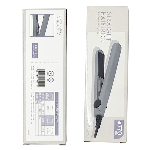ヘアアイロン ストレートヘアアイロン ストレート専用 ライトグレー 356714