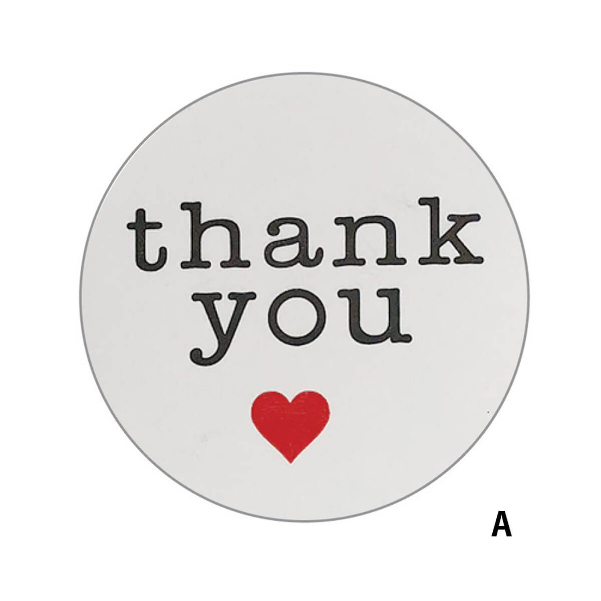 サンキューシール シンプル 500枚入り 356736