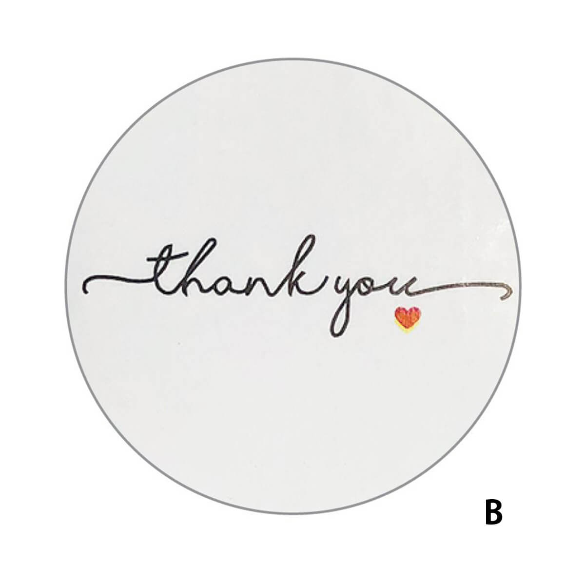 サンキューシール シンプル 500枚入り 356736