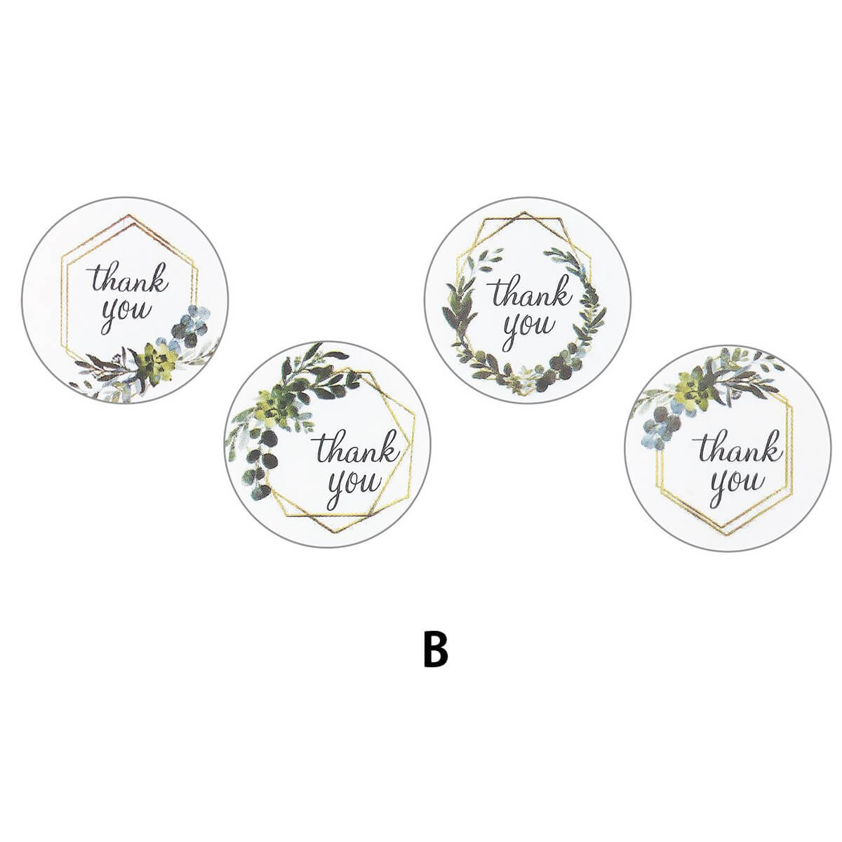 サンキューシール フォレスト 4柄500枚入り 356738