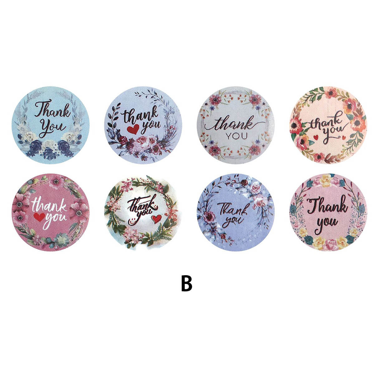 サンキューシール ボタニカル 8柄500枚入り 356739