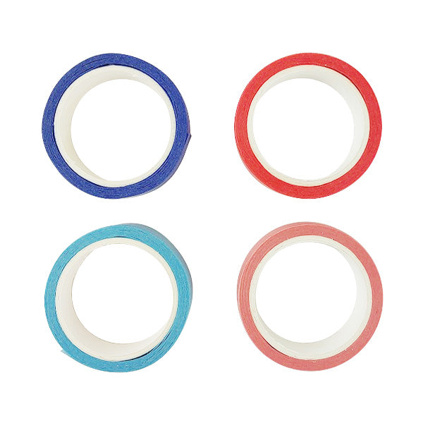 マスキングテープ推し色2巻 青・赤 356779