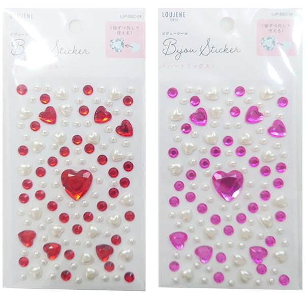 ビジューシールC 04 ハートミックス 357003