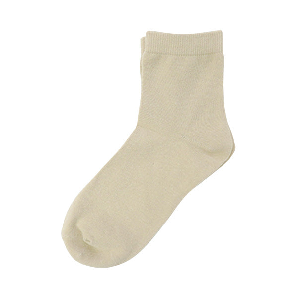 靴下 ソックス レディース 婦人 表綿100%ソックス ベージュ 23-25cm WJ-740 357053