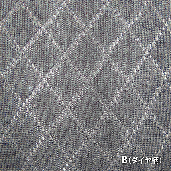 靴下 ソックス レディース 女性 婦人 編み柄 ハイソックス ブラック 23-25cm 357159