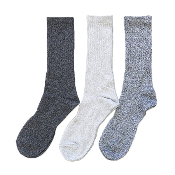 靴下 ソックス メンズ 紳士 男性 杢柄ソックス 25-27cm 357174