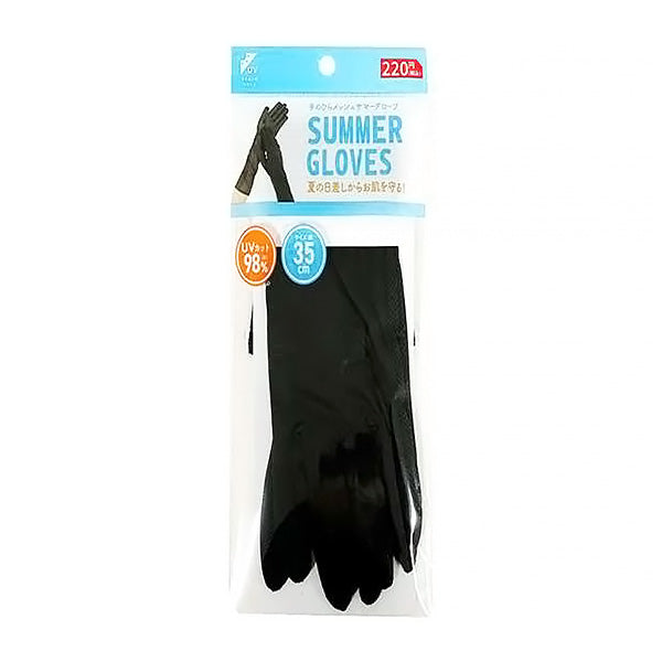 サマーグローブ 夏用手袋 手のひらメッシュサマーグローブ 35cm UV対策 日焼け 　357237