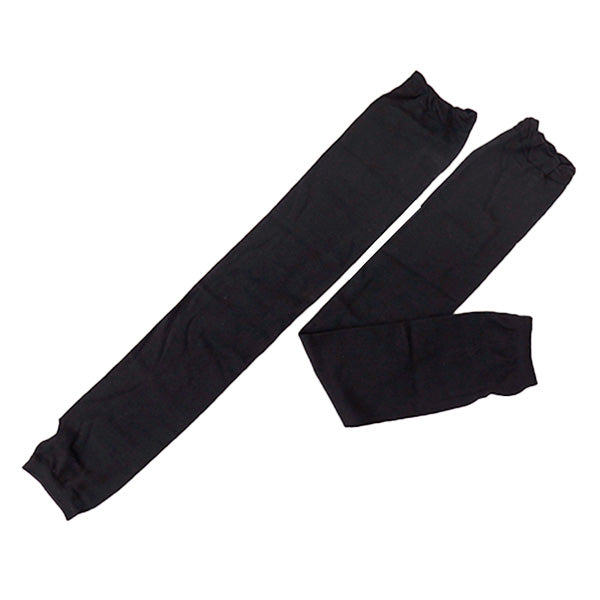 【OUTLET】アームカバー 超ロング 日焼け 婦人 レディース UV対策 フリーサイズ 60cm 黒 ブラック 357255