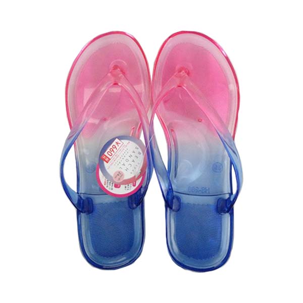 【OUTLET】ビーチサンダル トングサンダル クリアグラデーション レディース 婦人 夏用 24cm 357347