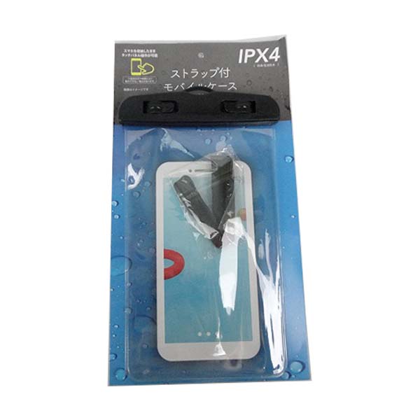 【OUTLET】ストラップ付防水モバイルケース 357373
