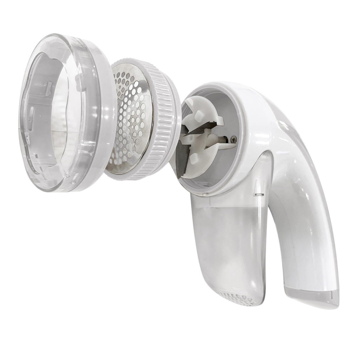 アーム付き電動毛玉取り グレー 357459