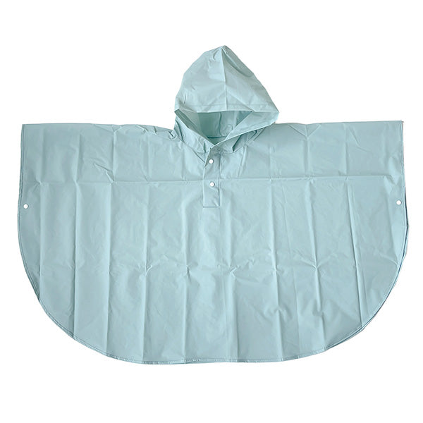 レインポンチョ レインウェア 雨合羽 雨具 レインパーカー コンパクト簡易 子供用 ブルー キッズ フリーサイズ 357572